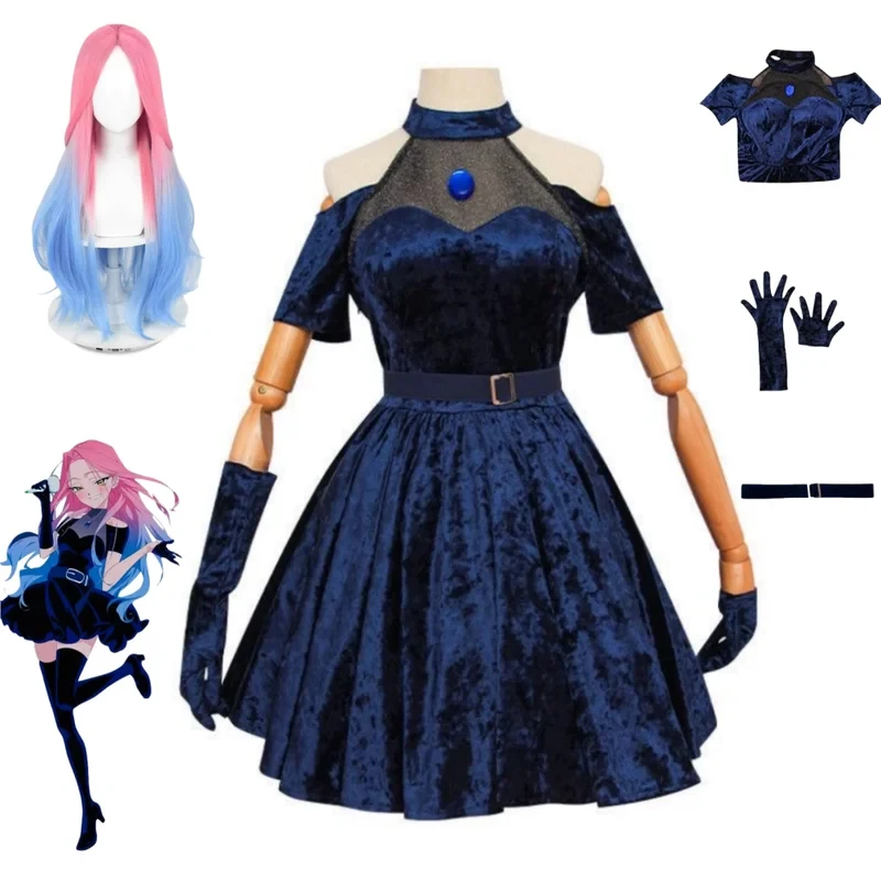 2026 Mizi Cosplay Costume Anim - đánh giá và giá Anime Cosplay Blue Hair