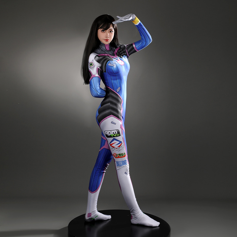 Women Dva Cosplay Complete Out - đánh giá và giá Anime Cosplay Jumpsuit