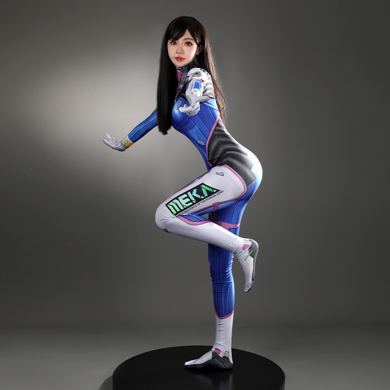 Women Dva Cosplay Complete Out - đánh giá và giá Anime Cosplay Jumpsuit