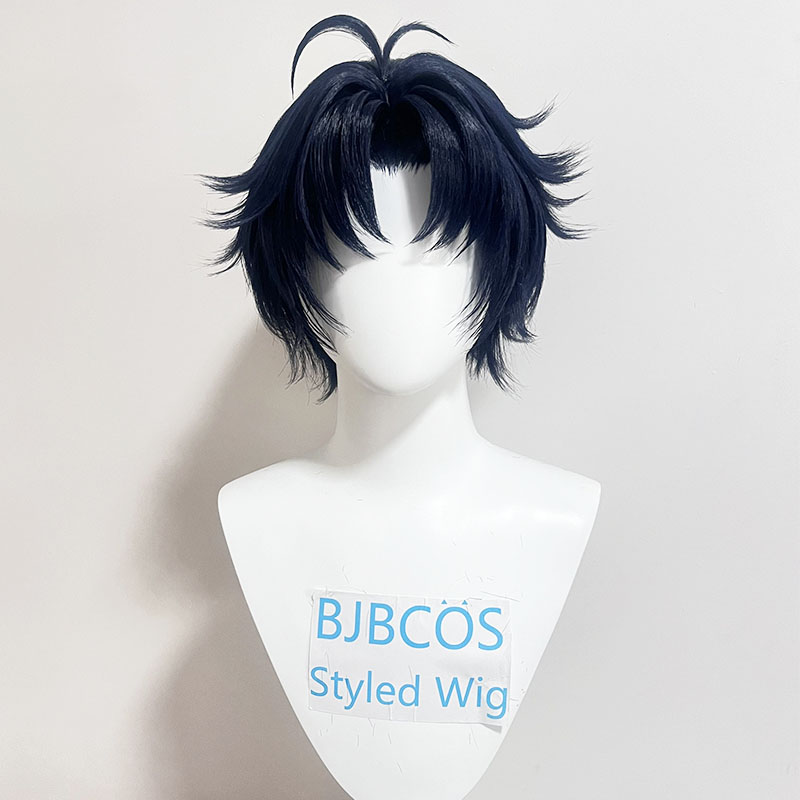[Styled Wig]Asaba Harumasa Cos - đánh giá và giá Anime Cosplay Blue Hair